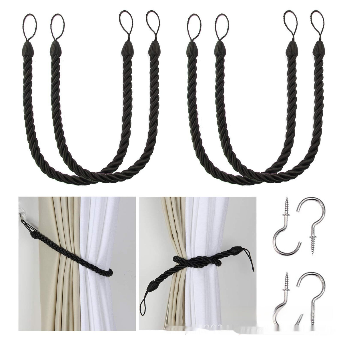 Woven Curtain Tiebacks — product image 6