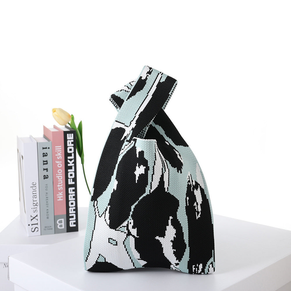 Patterned Knitted Tote — product image 24