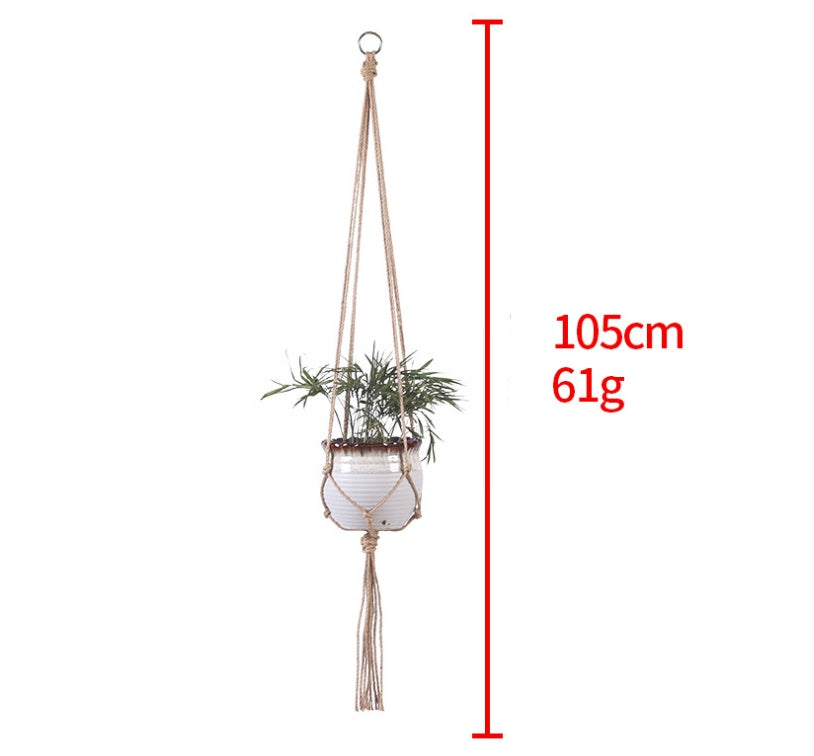 Woven Hanging Plant Holder — product image 2