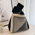 Patterned Knitted Tote — product image 11