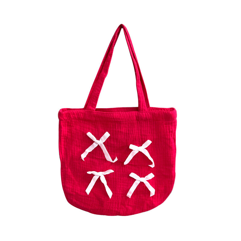 Bow Detail Fabric Bag — product image 9