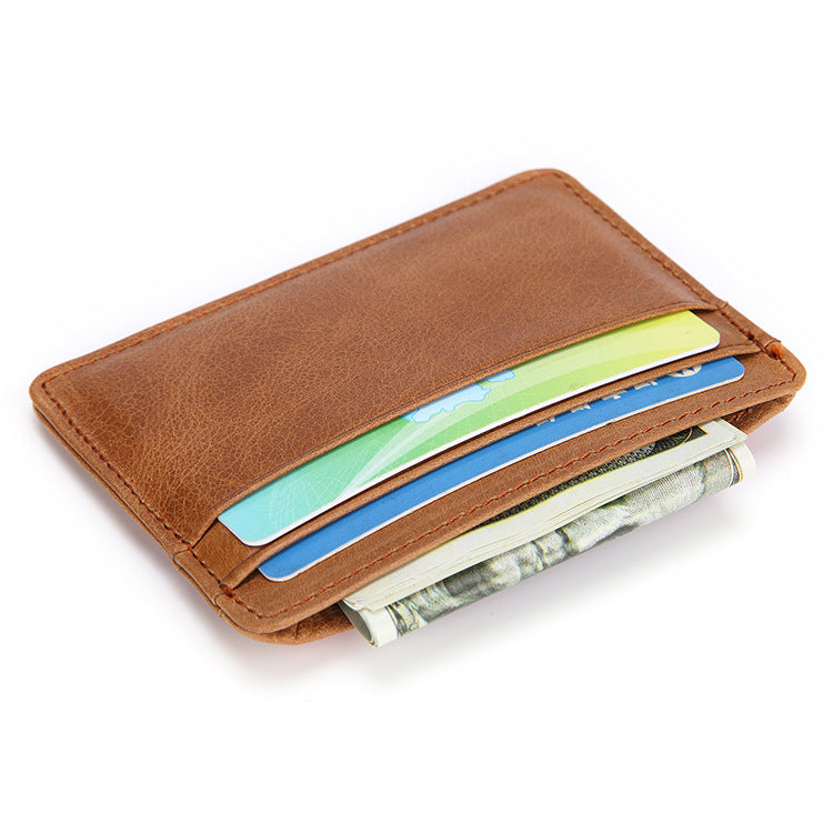 Compact Leather Card Wallet — product image 4