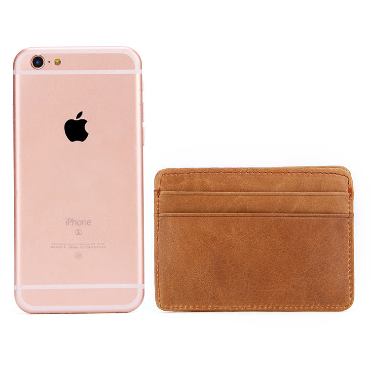 Compact Leather Card Wallet — product image 2