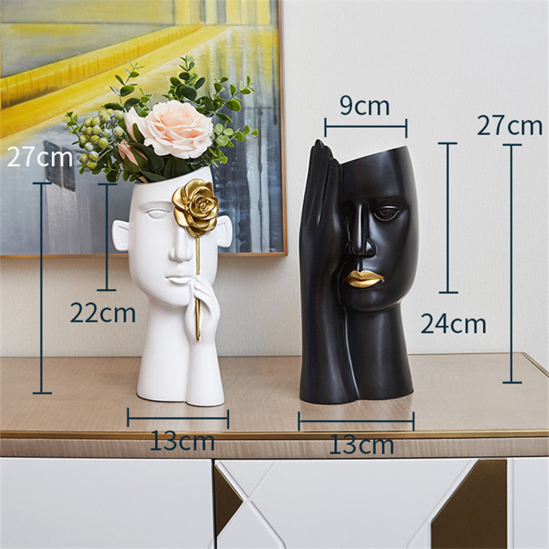 Sculptural Resin Vase — product image 2