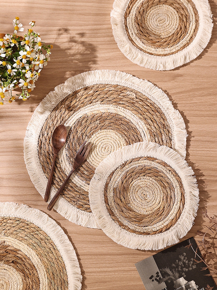 Round Tasselled Table Mat — product image 8