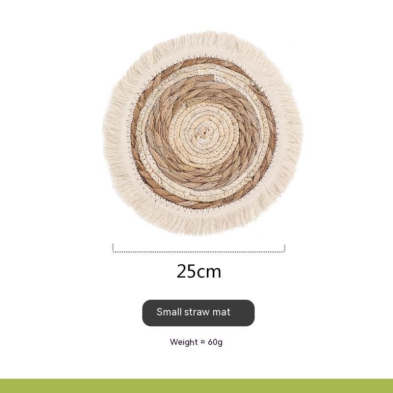 Round Tasselled Table Mat — product image 3