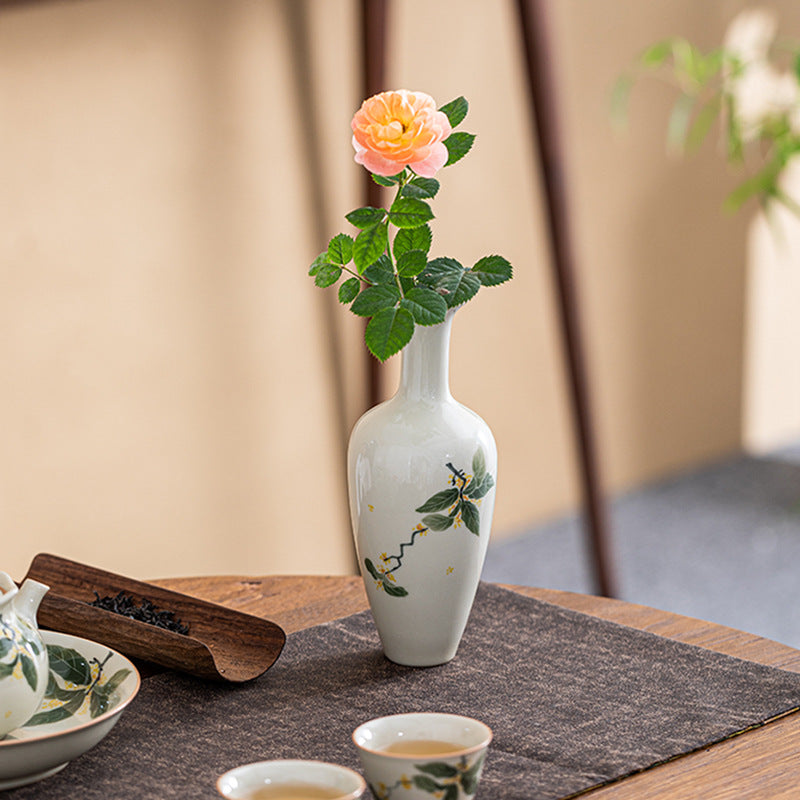 Painted Ceramic Flower Vase — product image 2