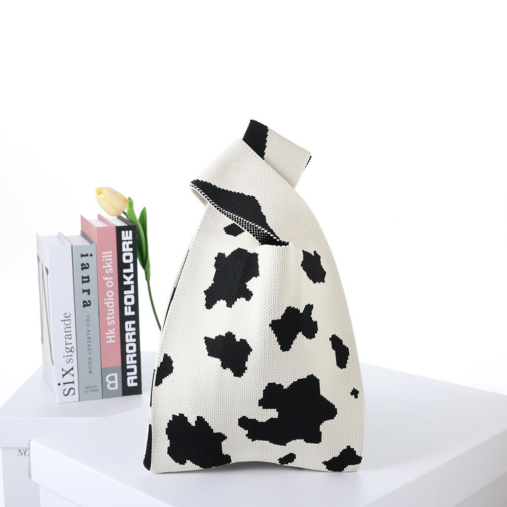 Patterned Knitted Tote — product image 9
