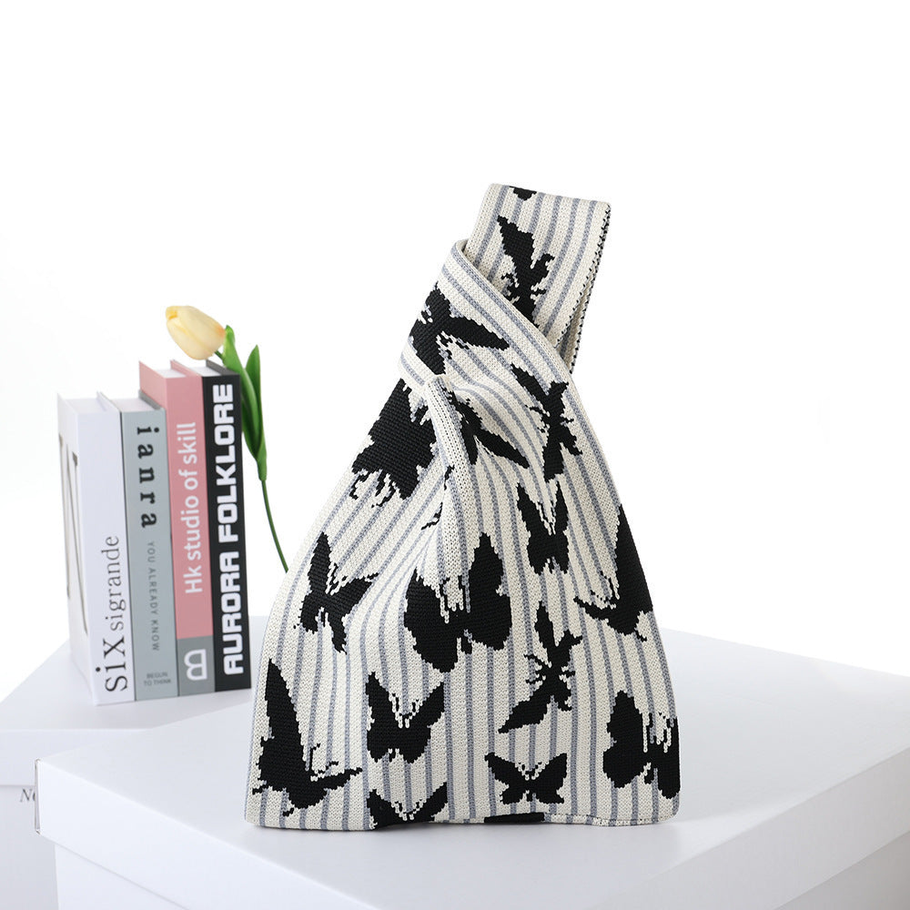 Patterned Knitted Tote — product image 7