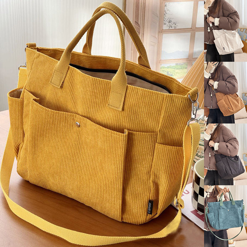 Corduroy Shoulder Bag — product image 1