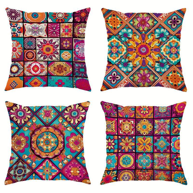 Retro Pattern Cushion Cover — product image 5