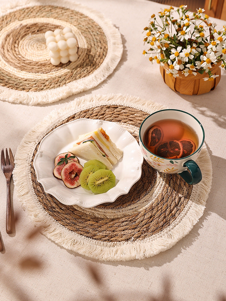 Round Tasselled Table Mat — product image 6