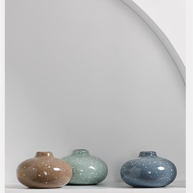 Small Glazed Ceramic Vase — product image 3