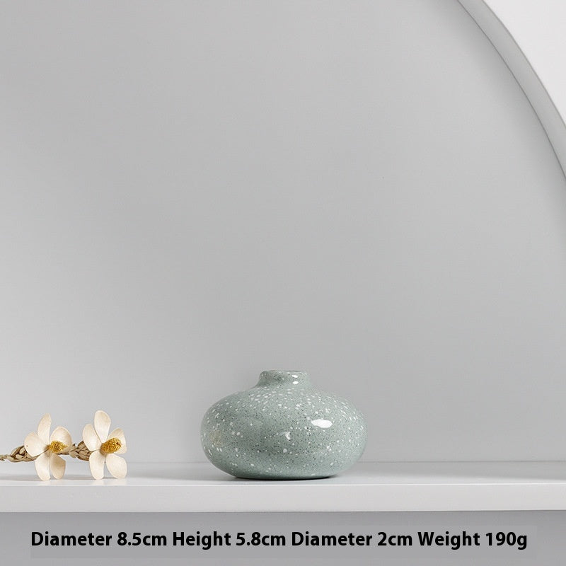 Small Glazed Ceramic Vase — product image 8