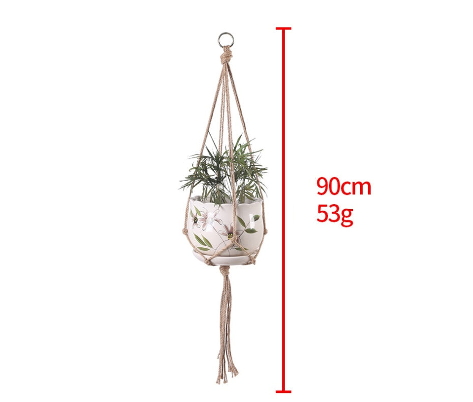 Woven Hanging Plant Holder — product image 5