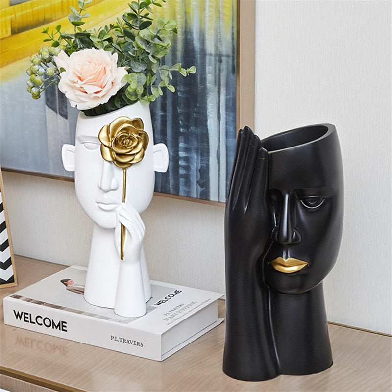Sculptural Resin Vase — product image 1