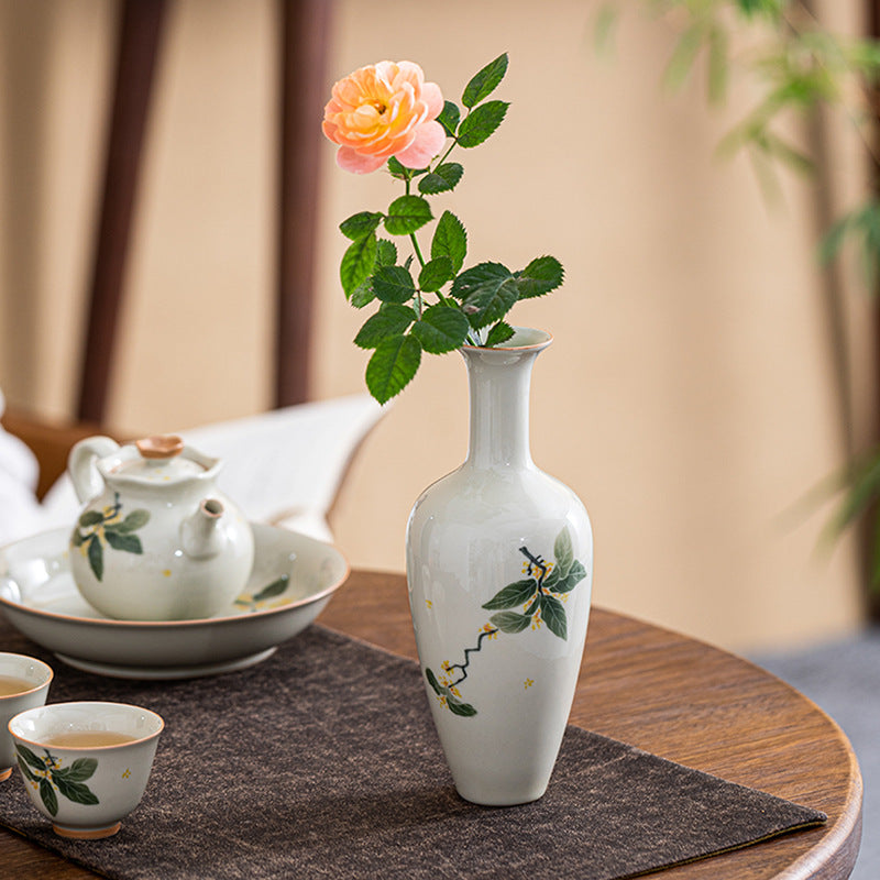 Painted Ceramic Flower Vase — product image 3