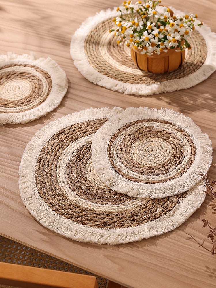 Round Tasselled Table Mat — product image 5