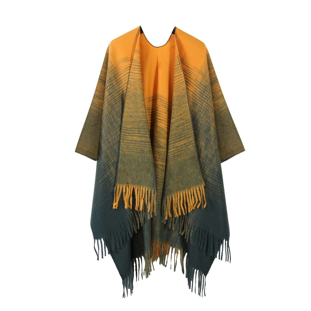 Gradient Tassel Shawl — product image 8