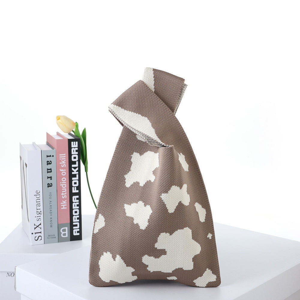 Patterned Knitted Tote — product image 19