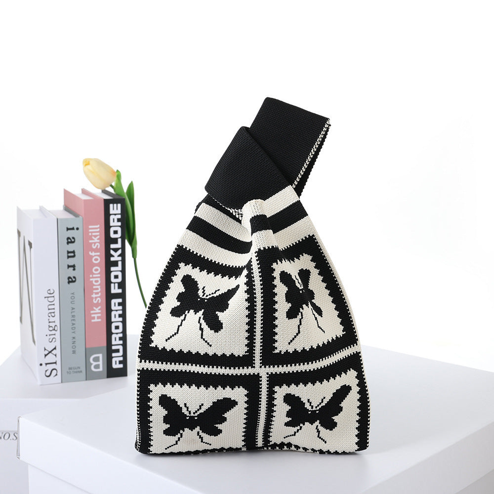 Patterned Knitted Tote — product image 4