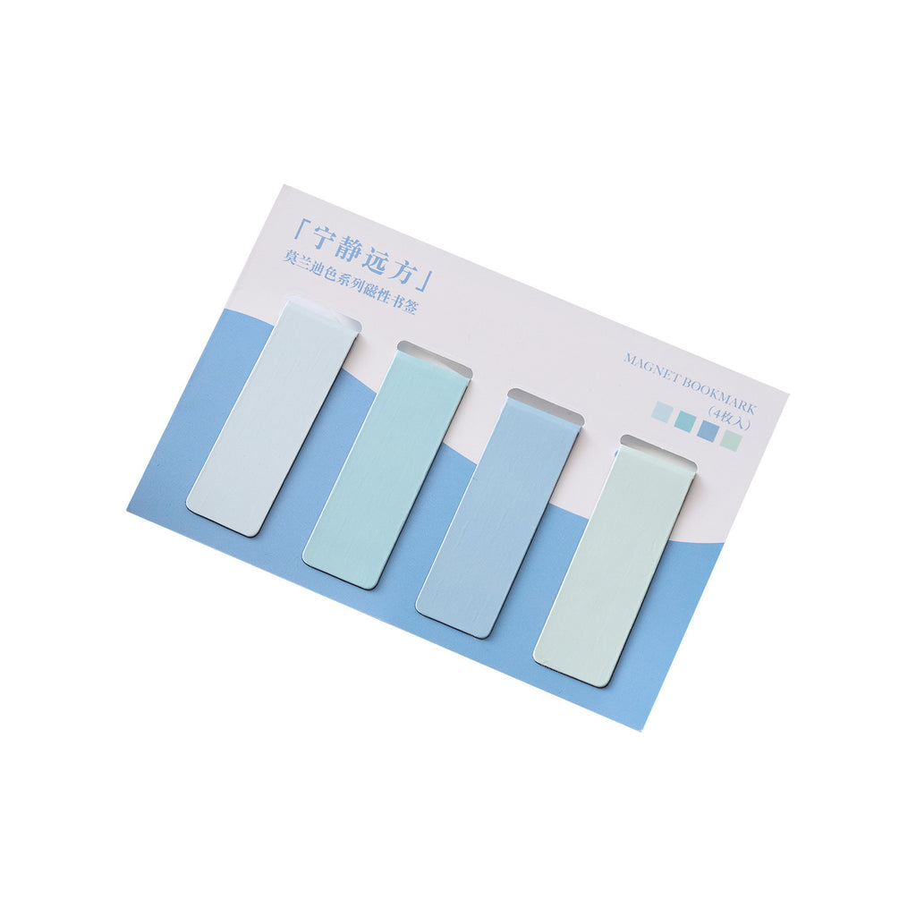 Colour-Block Magnetic Bookmarks — Set of Four — product image 5