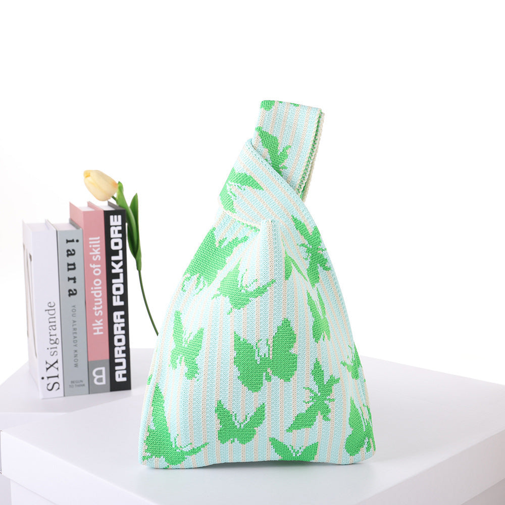 Patterned Knitted Tote — product image 17