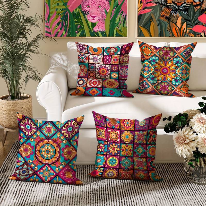 Retro Pattern Cushion Cover — product image 3