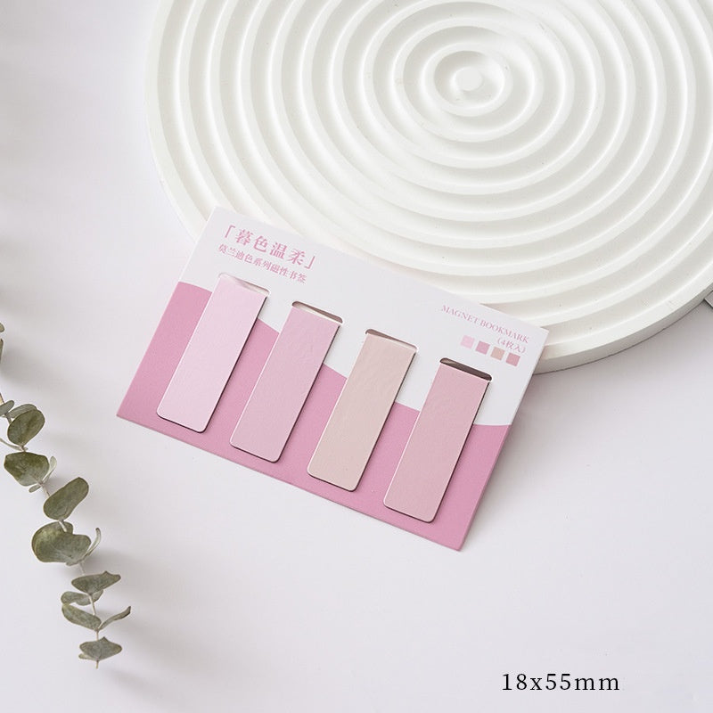 Colour-Block Magnetic Bookmarks — Set of Four — product image 6