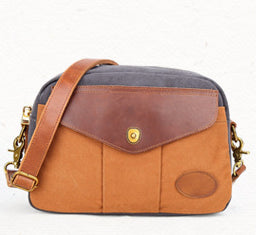 Colour-Block Canvas Shoulder Bag — product image 7
