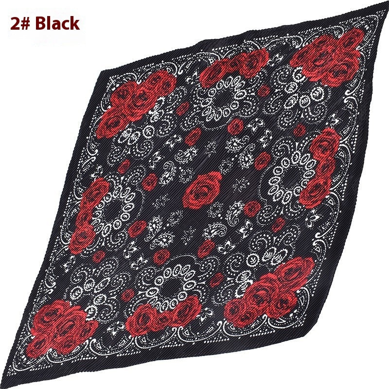 Rose-Print Square Scarf — product image 6