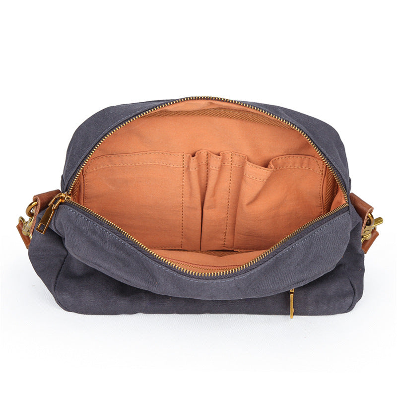 Colour-Block Canvas Shoulder Bag — product image 3