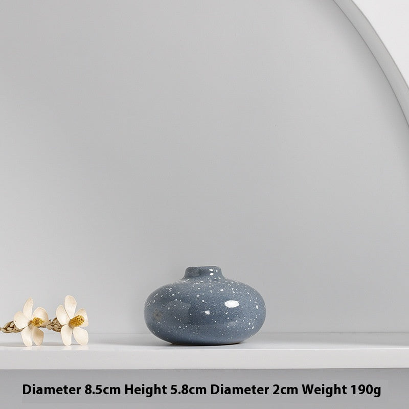 Small Glazed Ceramic Vase — product image 9