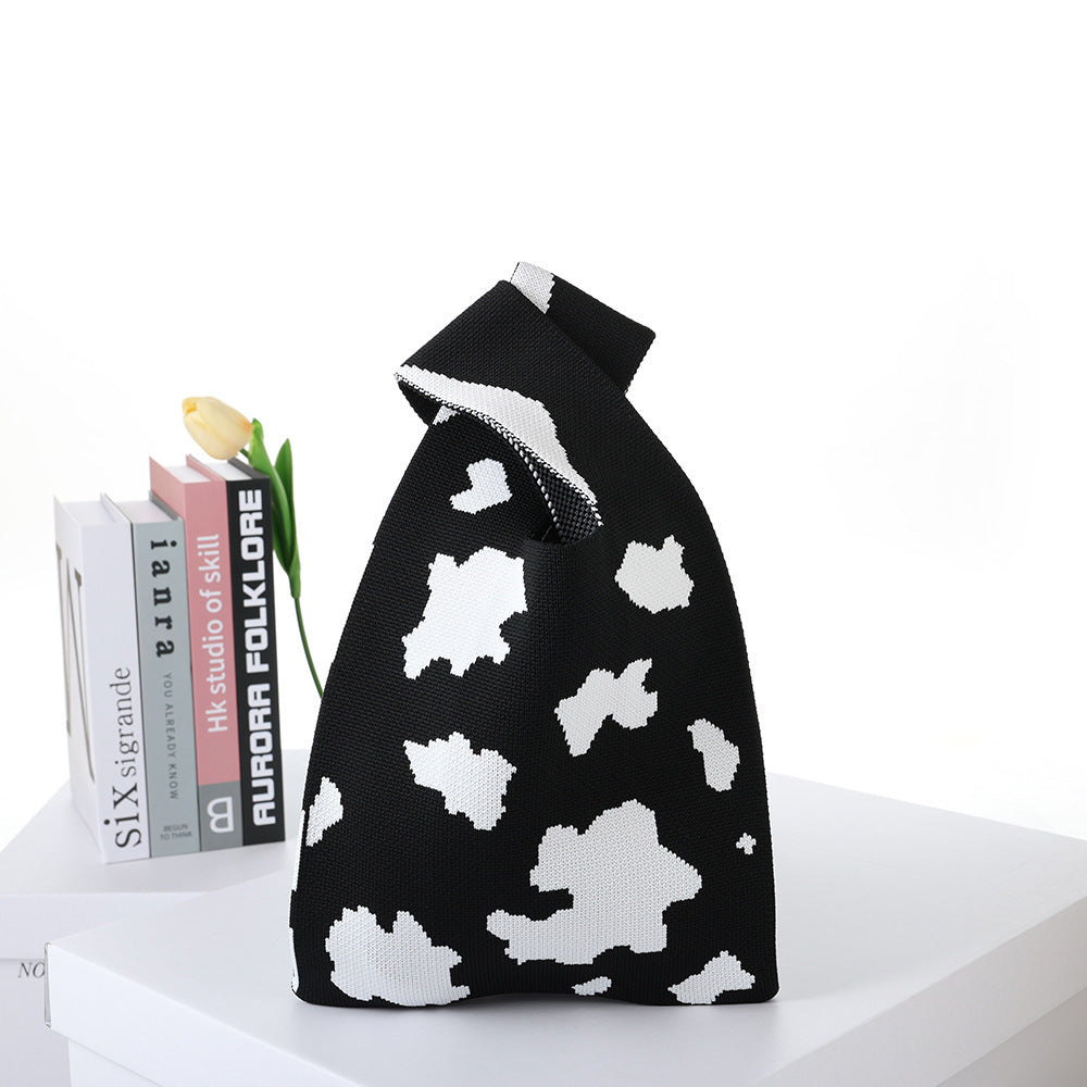 Patterned Knitted Tote — product image 18