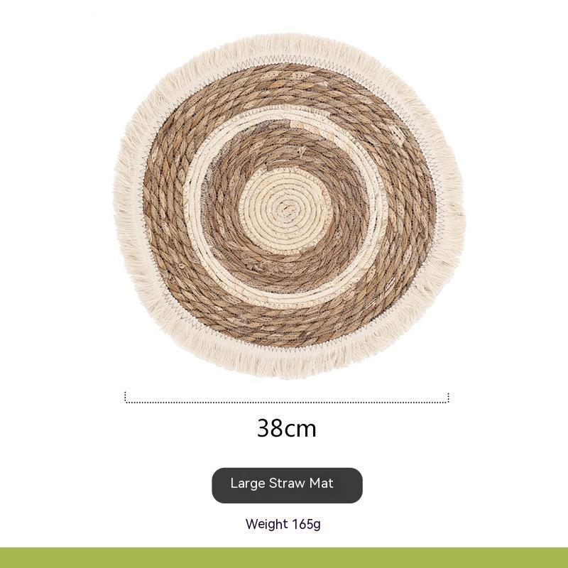 Round Tasselled Table Mat — product image 2