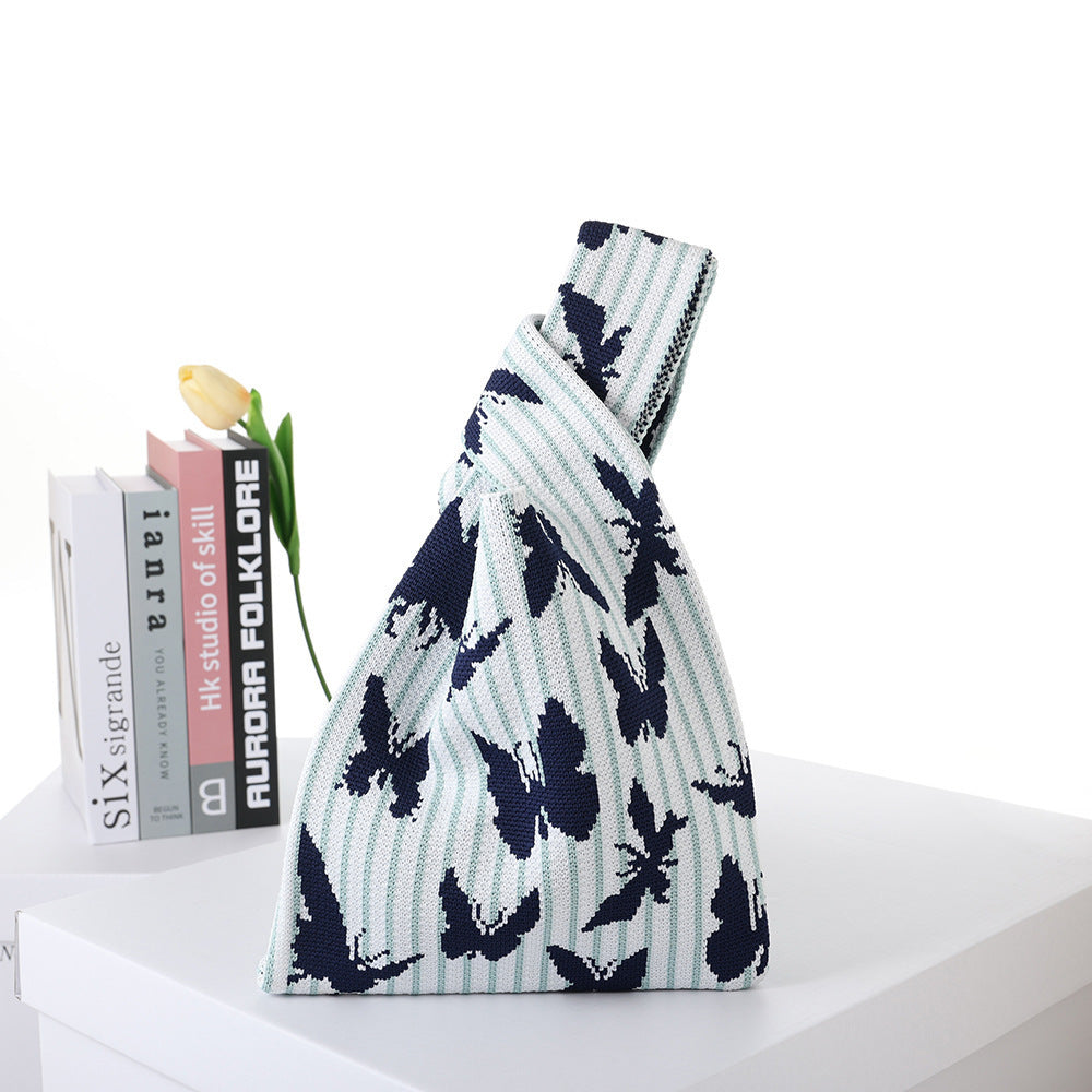 Patterned Knitted Tote — product image 8