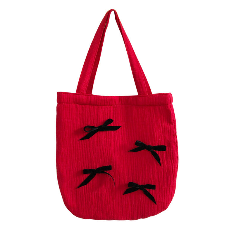 Bow Detail Fabric Bag — product image 5