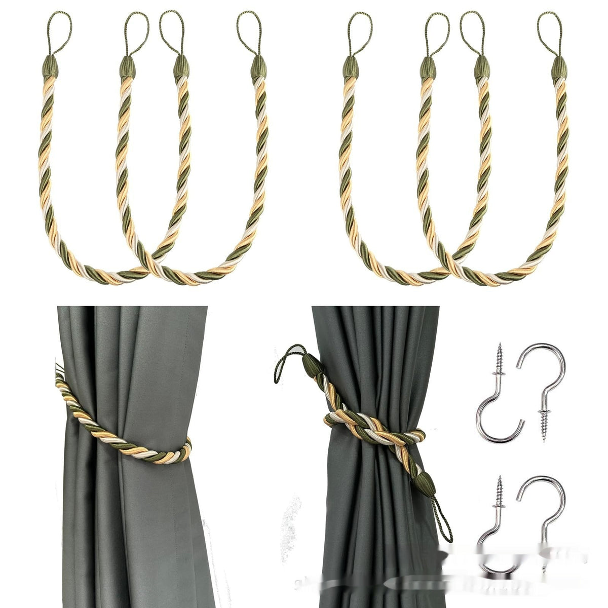 Woven Curtain Tiebacks — product image 3