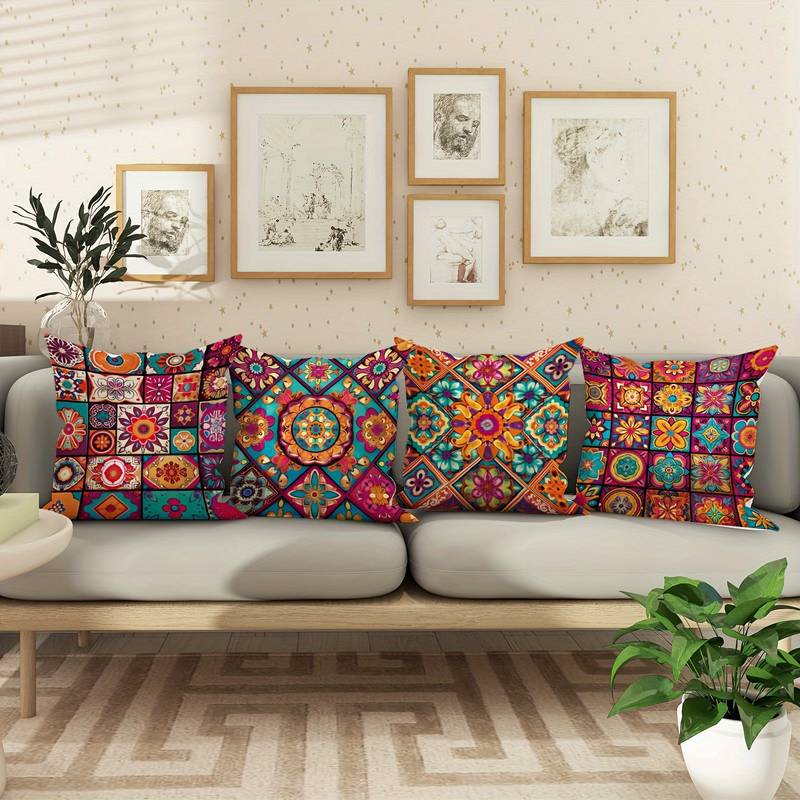 Retro Pattern Cushion Cover — product image 4