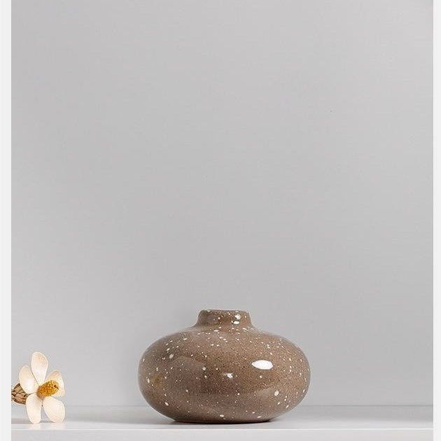 Small Glazed Ceramic Vase — product image 2