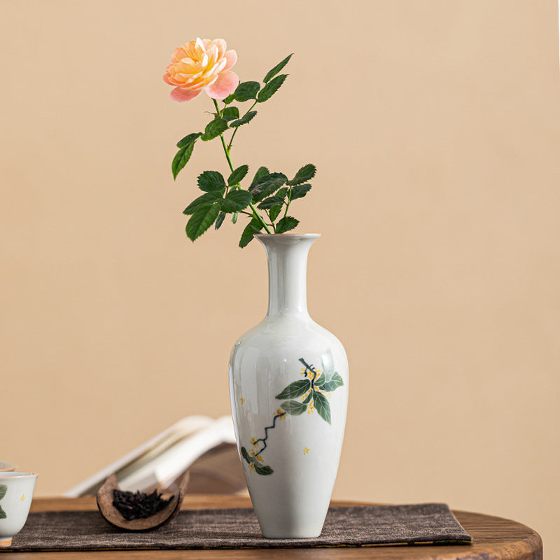 Painted Ceramic Flower Vase — product image 1