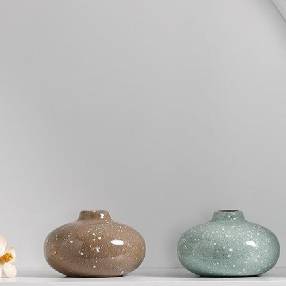 Small Glazed Ceramic Vase — product image 1