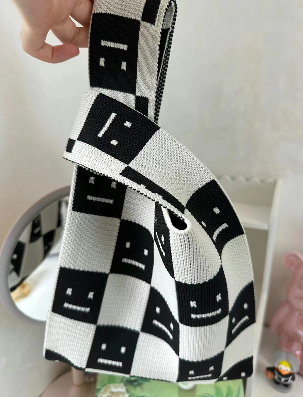 Patterned Knitted Tote — product image 6